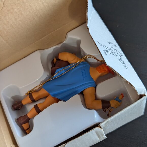 Hercules - Boxed Disney Christmas Magic Ornament - Vintage 90s Groiler 26231 147 - Picture 2 of 7